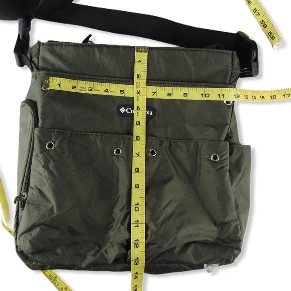 Columbia Cross Body Diaper Messenger Bag Green - Picture 7 of 16